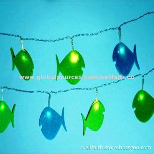 Hallowmas Decorated LED String Lights with Shape Decoration, 0.6W Rated Power